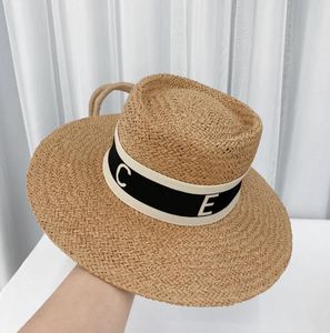 Stro voor vrouwen emmerontwerpers hoeden heren sbassin cap mode delicate formele hoed hoge kwaliteit sunhats veelzijdige petten