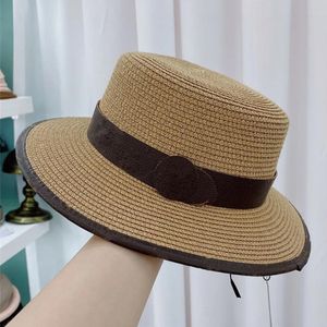 chapeau de paille designer chapeau de seau chapeau pour hommes femme casquette soleil prévenir bonnet beanie casquette de baseball relances robe de pêche en plein air de luxe pare-soleil d'été de haute qualité