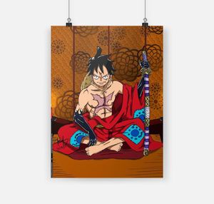 Strohoed Luffy One Piece Anime Canvas Poster Schilderij Wall Art Decor Woonkamer Slaapkamer Studie Woondecoratie Prints5831929