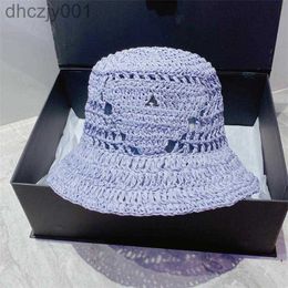 Chapeaux de paille pour femmes Designer Bucket Hat 4 couleurs Luxurys Designers Fisher Sunhats Holiday Brees Caps Fashion Strawhat Braid Cap Bzin Jykf