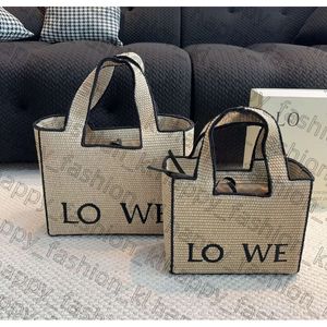 Sac de luxe de paille Sac de créateur boisé Loeweve Tabag sac à main sac fourre-tout pour la mode de la mode de la mode