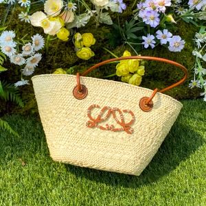 Femmes Raphias Basket Anagram Designer Sac Fold Shopper Straw A5 Sac fourre-tout Luxurys Sac à main Hommes Sac à bandoulière Sac de voyage d'été Pochette Bandoulière Pochette Sacs de plage