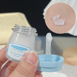 Strawberry Pudding Lip Mask Dag en nacht reparatie Moisturerende lippenbalsem transparante lipverzorging slaapmaskers Lipstick Base Cosmetics