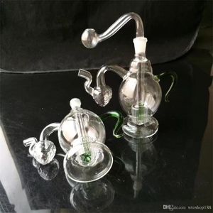 Tienda de vinos de fresa Cachimba de cristal al por mayor, accesorios de tubería de agua de cristal