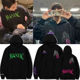 Stray Kids Hoodies Kpop Skz World Tour Noord -Amerikaanse hoodie Koreaanse stijl Maniac dezelfde sweatshirts voor mannen vrouwen 23122222
