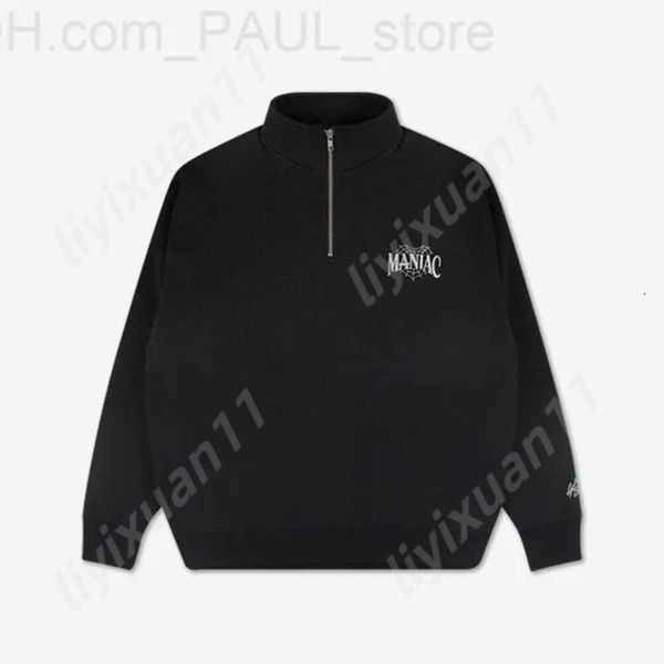 Stray Kids Maniac 8 Ball Sweats à capuche pour hommes Sweats à capuche Skz World Tour 2023 Sweat à capuche pour hommes Street Fashion Half Zip Col montant Veste KPOP Vêtements 8589