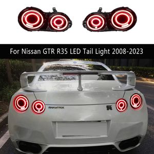 Indicateur de signal de virage du streamer pour le feu arrière Nissan GTR R35 LED 08-23 Frein de frein de Valenti