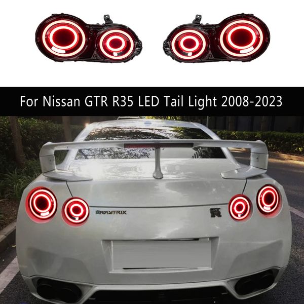 Indicador de señal de giro de la transmisión para Nissan GTR R35 LED LECHE LED 08-23 Valenti Brazo Reverso de estacionamiento Luces de la lámpara trasera Luces traseras