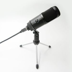 Microphone USB en streaming microphones à condensateur en métal pour ordinateur portable Studio d'enregistrement Streaming karaoké Youtube TIKTOK