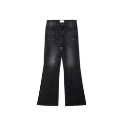 Street American Vintage Wash Vintage losse zwarte jeans met rechte pijpen voor heren