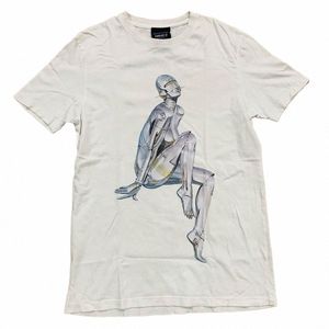 Street Cyberpunk Cott T-shirt à manches courtes Summer Hiphop Ami Khaki Rock Band Abstract Print Casual Retro Top Vêtements pour hommes k6lx #