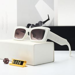 Gafas de sol de forma cóncava de moda callejera Muestra de gafas cuadradas pequeñas gafas de sol Sunshade unisex 6336