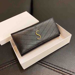 Street Fashion Wallets Women Designer Lederen Wallet S Letters Retro Gold Moneybag Mens Designers Purse Dames Money Bags D2302081F