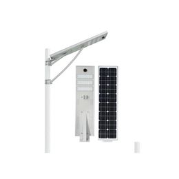 Street Lights 20W 30W 50W LED Solar Light Radar Sensor Road Waterrpoof IP66 Cycli 8 jaar Lifespan Mono Panel Beveiligingslamp Druppel de OTFCA