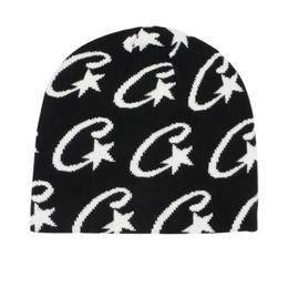 Chapeau de rue Punk pour hommes, ornements hip-hop dans les années 1990, chapeau en laine tricoté chaud, bonnet en laine pour hommes, Y2k 240123