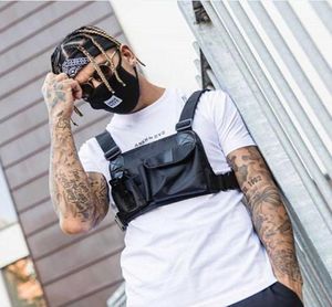 Street Style Tactical Chest Rig Bag Hip Hop Skateboard Militaire borsttas voor mannen Functionele taillepakketten Verstelbare vest T2001799250