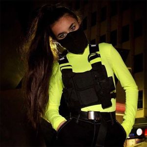 Streetwear Bag unisex zwarte functionele borst rig s militair verstelbaar vest hiphop vrouw mode taille packs hw714 211026 273s