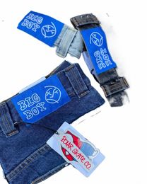 Streetwear Big Boy Jeans Y2K Harajuku Hip Hop Carto Broderie Rétro Bleu Baggy Jeans Pantalon Hommes Gothique Taille Haute Pantalon Large i0FM #