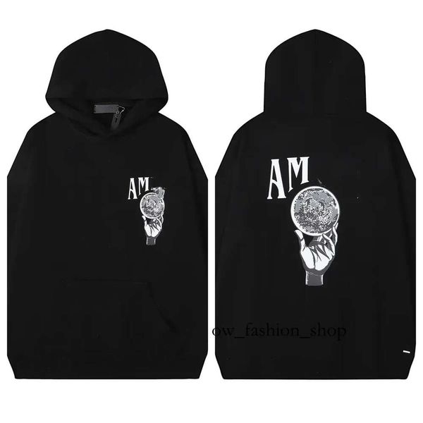 Streetwear Black Felpa Felpe Uomo Amis Sweat à capuche Hoodies pour hommes pour hommes Sudadera Hoody Pull Homme Designer Hoodies 684 806