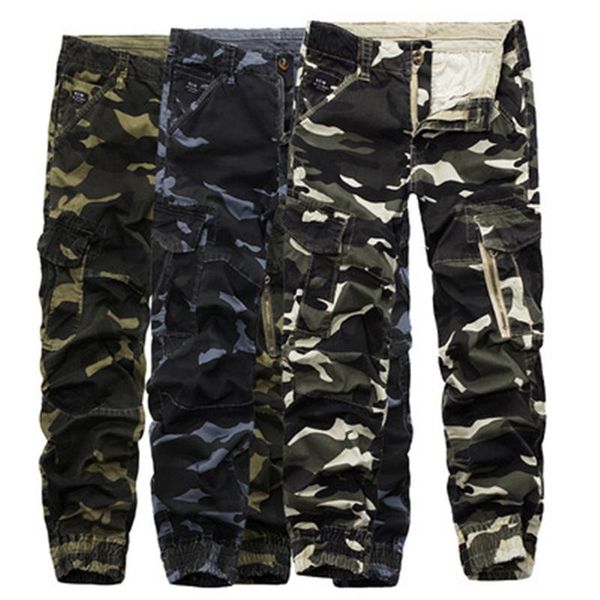 Streetwear Camuflaje Pantalones para hombre Tendencia de la moda Casual Otoño Lápiz Pantalón Estilo callejero Hip Hop Diseñador Jogger Camo Tallas grandes para pantalones