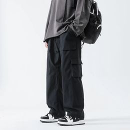 Streetwear Hip Hop Joggers Pantalons de fret Men Multi-poche élastique Taies Harem Pantalons Male Harajuku Femme décontractée Papte de survêtement 240421
