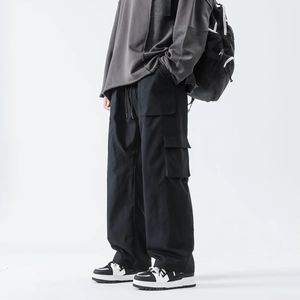 Streetwear Hip Hop Joggers Cargo pantalon hommes multipoche taille élastique sarouel mâle Harajuku décontracté femme pantalons de survêtement 240315