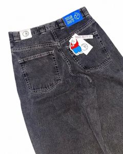 Streetwear Jeans Y2K Heren Hip Hop Carto Grafische Baggy Jeans Zwarte Broek Nieuwe Harajuku Gothic Hoge Taille Wijde Pijpen broek 31tS #