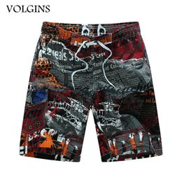 Pantalones cortos de playa para hombre, ropa de calle M6XL de talla grande para hombre, pantalones cortos con estampado de Hawaii para hombre, Bermudas de secado rápido de verano para hombre 220526