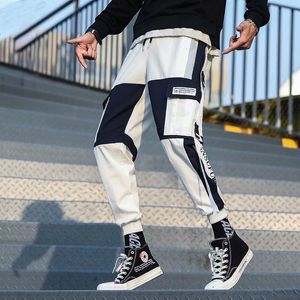 Streetwear homme multi-poches salopette sarouel Hip Hop décontracté pantalon de sport pour homme pantalon de Jogging pantalon mode Harajuku