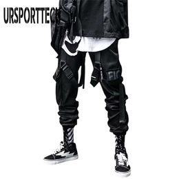 Streetwear hommes multi poches Harem Cargo Hip Hop décontracté mâle piste Joggers pantalon mode Harajuku hommes pantalon 220810