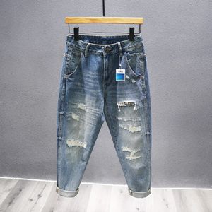 Streetwear Ripped Jeans for Men Spring Fashion Pantal