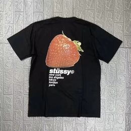 Streetwear T-shirt Y2K Harajuku Hip Hop Strawberry Print Tshirt surdimension