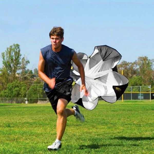 Entraînement en force parapluie physique Résistance au football Parachute Force Entraînement à la vitesse explosive Speed Umbrella