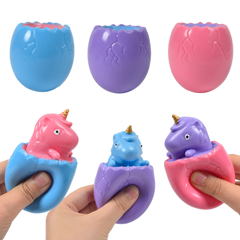 Stress-relieving Pet Toys Unicorn Dinosaur Cheese Mouse Cheese Pinch Fun Slow Rebound Ball Vent Squirrel Cup Prank Squeeze Toy 1259