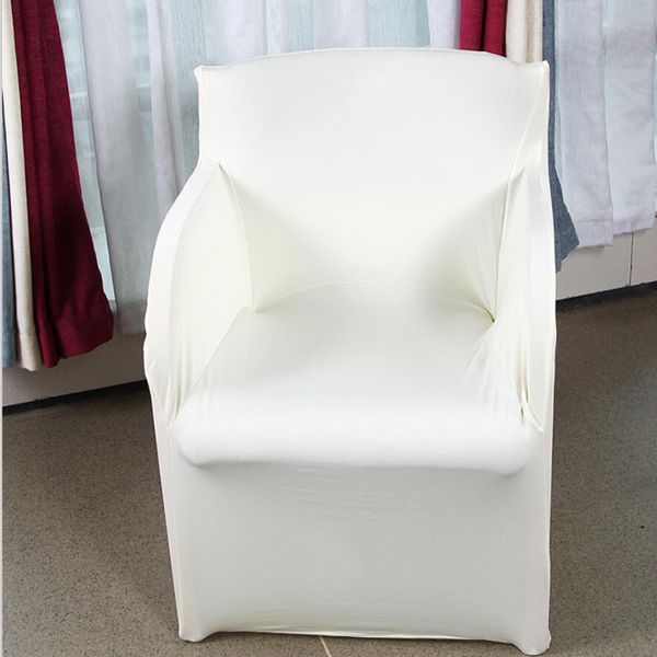 Stretch Arm Chair Covers Spandex Fauteuil Cover Wedding Party Chair Cover Housses pour fauteuils Housse De Chaise Mariage Y200104