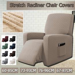 Stretch Elastische fauteuil Sofa Cover Non-Slip Verwijderbare en Wasbare Elektrische Fauteuil Cover Recliner Chair Slipcover 201119