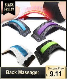 Équipement extensible du dos Masseur magique Magic Fitness Fitness Support Lumbar Relaxation Mate Spinal Doulement Soulagez le message chiropraticien Ly1819126