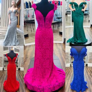 Robe de bal en dentelle extensible 2k24, corset ajusté, épaules dénudées, concours de beauté, soirée formelle, événement, occasion spéciale, gala, cocktail, tapis rouge, robe de demoiselle d'honneur, bleu