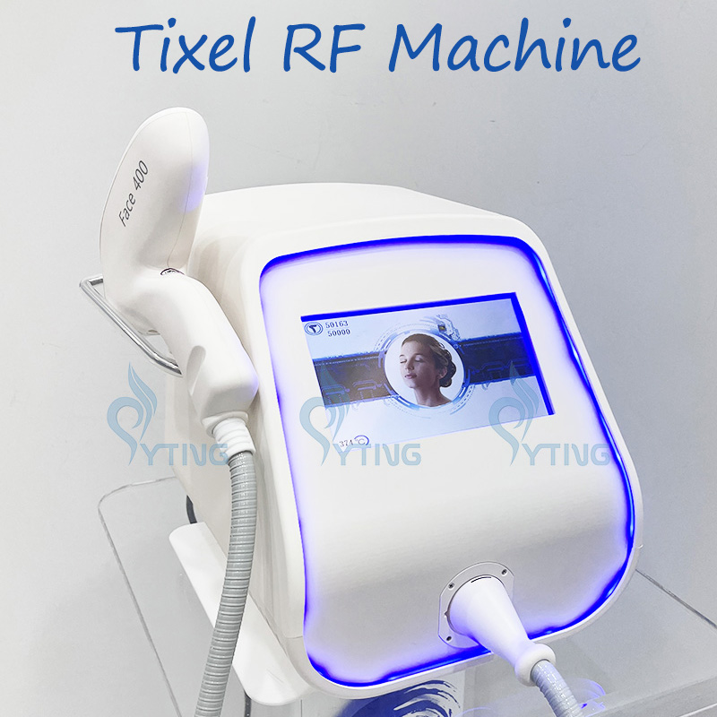 Stretch Mark Removal Face Wrinkle Remover Tixel Fractional RF Microneedling Equipment Acne Scar Removal