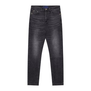 Pantalones de estiramiento Verdadero pantalón de mezclilla de mezclilla para hombres Jeans diseñador Jeans Biker Black Blue Jean Slim Fit Motorcycle
