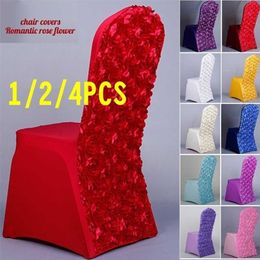 Fundas elásticas para sillas de Spandex blanco para bodas, fiestas, banquetes, el Cover housse de chaise mariage 211116