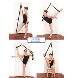 Cortadora Flexibilidad de puertas de estiramiento de la puerta de estiramiento Correa de la camilla para Baet Cheer Dance Gimnasia Entrenador de yoga Flexibilidad Legs9619140