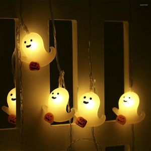 Strings 1.5M Halloween LED Skull Lights String Bat Tombstone Ghost Pumpkin Ornamenten Tree Decoratie voor Home Diy Party Decor