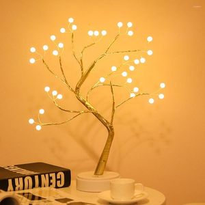 Strings 108/36leds USB Batterij Power Fairy Led Tree Light Tafel Bonsai Lamp voor het jaar Wedding Kerstfeest Slaapkamer Room Decoratie