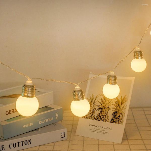 Cordes 10led blanc ampoule modélisation cellule boîte décorative guirlande lumineuse maison cour vacances