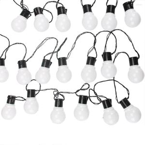 Strings 10m 38 LED Globe String Light Guirlande lumineuse extérieure Guirlande G50 Ampoules Jardin Patio Fête de mariage Décoration de Noël Chaîne