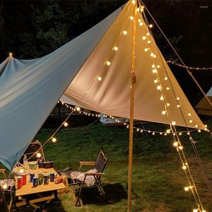 Strings 10m 80 Led String Lights Fairy Ball Outdoor Camping Chain Festival Holiday Decor USB Batterijlamp