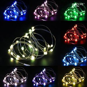 Cordes 10 pièces guirlandes lumineuses LED fil de cuivre guirlande lumineuse extérieure guirlande mariage pour noël intérieur fête d'anniversaire décoration