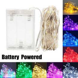 Cordes 1 m/2 m alimenté par batterie LED guirlande lumineuse liège bricolage barre fête d'anniversaire bouchon de bouteille de vin bande ornement de noël