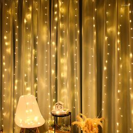 Saiten 2/3/6M Weihnachten LED String Eiszapfen Vorhang Girlande Flash Licht Jahr Party Schlafzimmer Haus Garten fenster Outdoor Dekoration